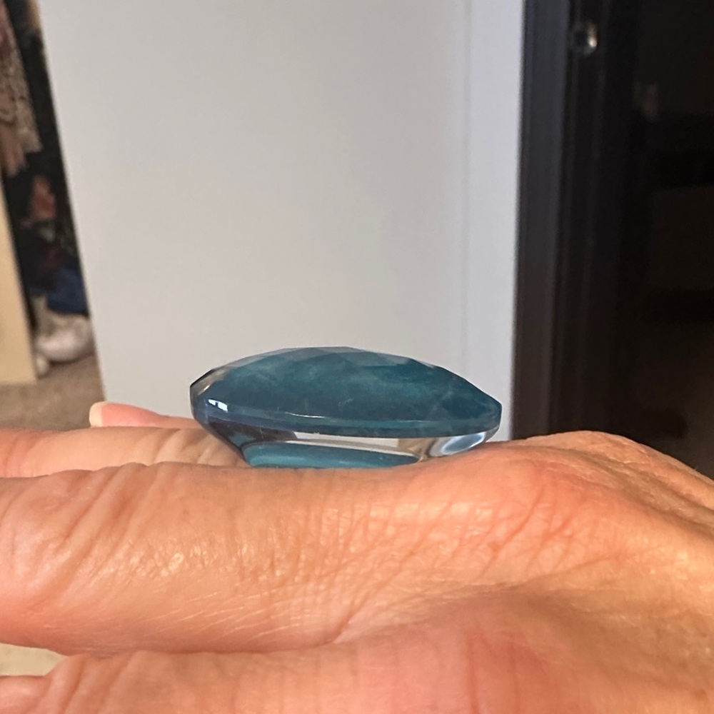 Gemstone ring . Size 8 - Picture 7 of 9